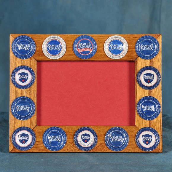 Beer cap picture frame - Sam Adams Boston Brewery - Picture 1 of 1